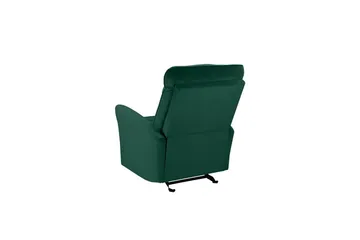Fåtölj Chesley Mörkgrön, Sammet/Metall/Trä - Mörkgrön, Sammet/Metall/Trä - Möbler - Fåtölj & stolar - Fåtölj - Biofåtölj & reclinerfåtölj