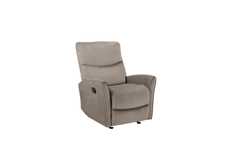 Fåtölj Chesley Taupe, Sammet/Metall/Trä - Taupe, Sammet/Metall/Trä - Möbler - Fåtölj & stolar - Fåtölj - Liggfåtölj