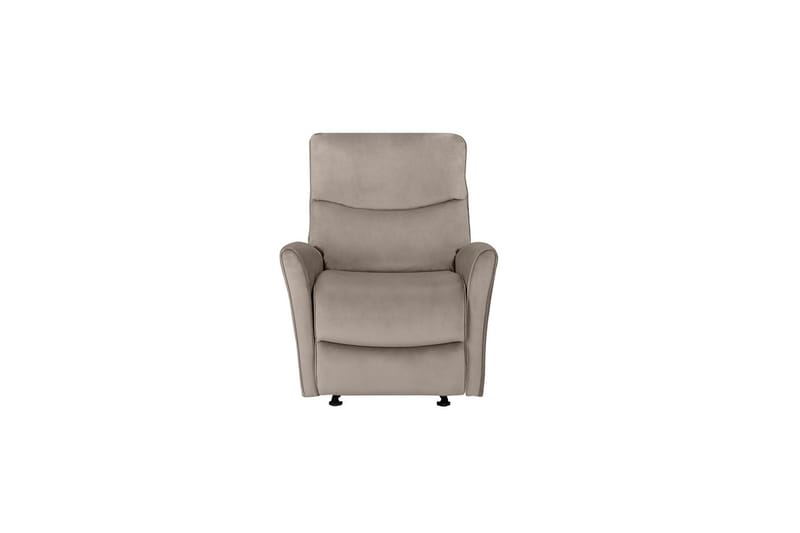 Fåtölj Chesley Taupe, Sammet/Metall/Trä - Taupe, Sammet/Metall/Trä - Möbler - Fåtölj & stolar - Fåtölj - Liggfåtölj