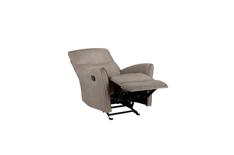 Fåtölj Chesley Taupe, Sammet/Metall/Trä - Taupe, Sammet/Metall/Trä - Möbler - Fåtölj & stolar - Fåtölj - Liggfåtölj