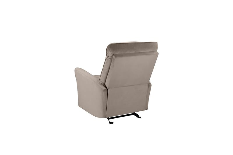 Fåtölj Chesley Taupe, Sammet/Metall/Trä - Taupe, Sammet/Metall/Trä - Möbler - Fåtölj & stolar - Fåtölj - Liggfåtölj