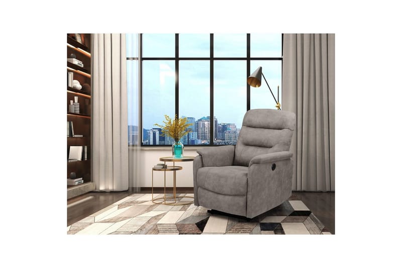 Fåtölj Coullon Grå - Grå - Möbler - Fåtölj & stolar - Fåtölj - Biofåtölj & reclinerfåtölj