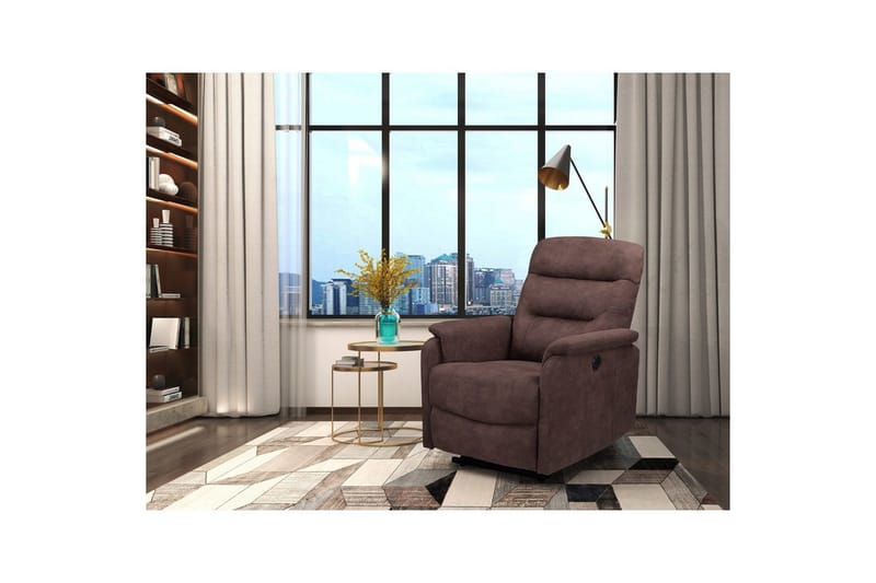 Fåtölj Coullon Mörkbrun - Mörkbrun - Möbler - Fåtölj & stolar - Fåtölj - Biofåtölj & reclinerfåtölj