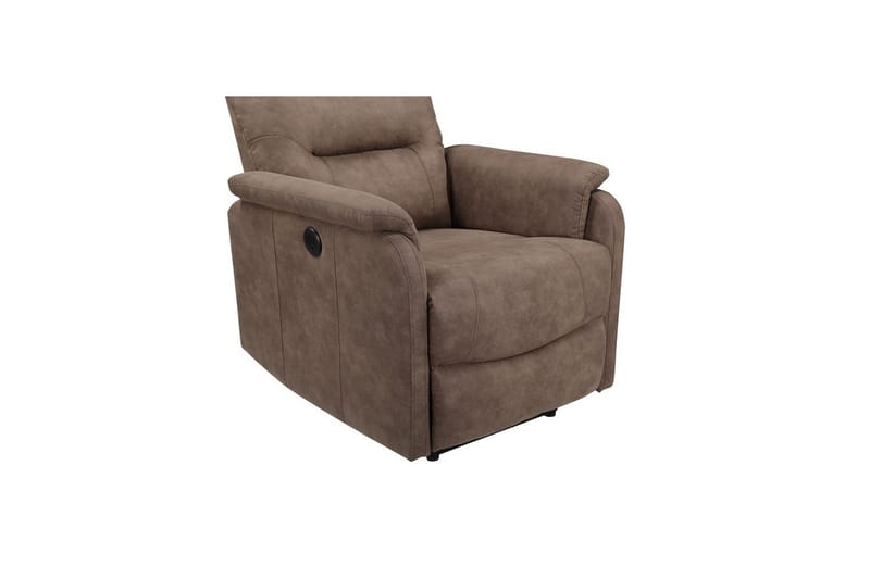 Fåtölj Coullon Taupe - Taupe - Möbler - Fåtölj & stolar - Fåtölj - Liggfåtölj