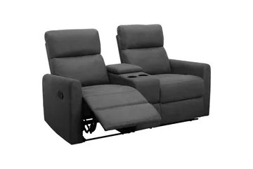 Fåtölj Dacoulas Antracit, Cowboy PU/Trä - Antracit, Cowboy PU/Trä - Möbler - Fåtölj & stolar - Fåtölj - Biofåtölj & reclinerfåtölj