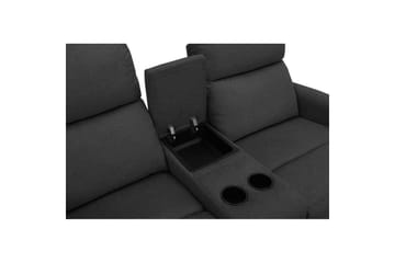 Fåtölj Dacoulas Antracit, Tyg/Trä - Antracit, Tyg/Trä - Möbler - Fåtölj & stolar - Fåtölj - Biofåtölj & reclinerfåtölj