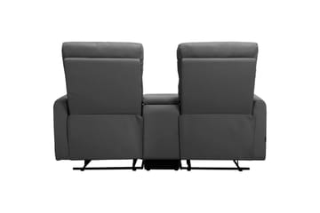 Fåtölj Dacoulas Antracit, PU/trä - Antracit, PU/trä - Möbler - Fåtölj & stolar - Fåtölj - Biofåtölj & reclinerfåtölj