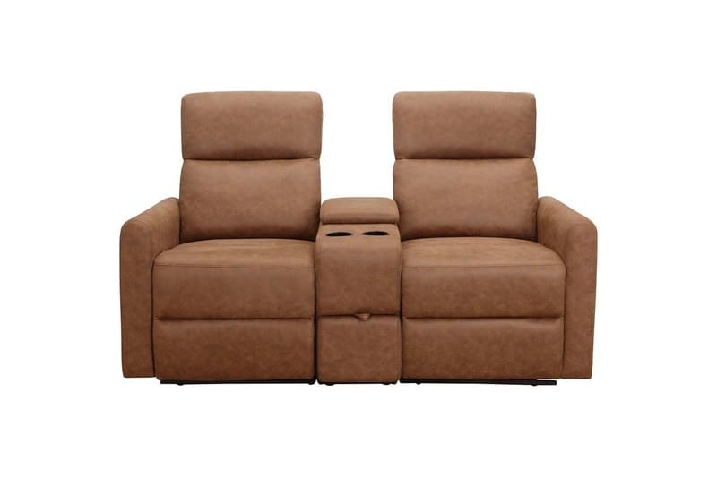 Fåtölj Dacoulas Cognac, Cowboy PU/Trä - Cognac, Cowboy PU/Trä - Möbler - Fåtölj & stolar - Fåtölj - Biofåtölj & reclinerfåtölj