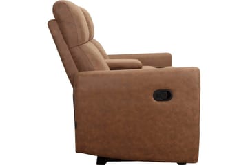 Fåtölj Dacoulas Cognac, Cowboy PU/Trä - Cognac, Cowboy PU/Trä - Möbler - Fåtölj & stolar - Fåtölj - Biofåtölj & reclinerfåtölj