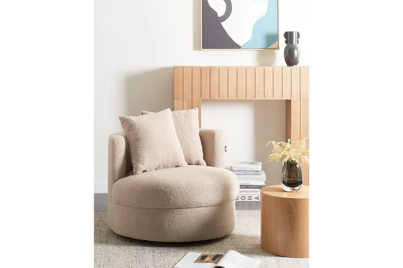 Fåtölj Dalby Beige - Beige - Möbler - Fåtölj & stolar - Fåtölj - Biofåtölj & reclinerfåtölj