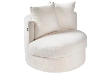 Fåtölj Dalby Vit - Vit - Möbler - Fåtölj & stolar - Fåtölj - Fåtölj utan armstöd