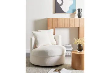 Fåtölj Dalby Vit - Vit - Möbler - Fåtölj & stolar - Fåtölj - Fåtölj utan armstöd