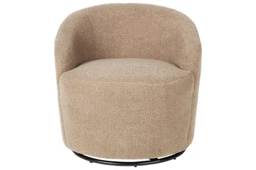 Fåtölj Davik Beige/svart - Beige/svart - Möbler - Fåtölj & stolar - Fåtölj - Clubfåtölj