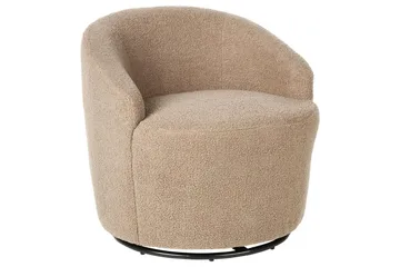 Fåtölj Davik Beige/svart - Beige/svart - Möbler - Fåtölj & stolar - Fåtölj - Clubfåtölj