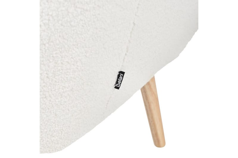 Fåtölj Drammen Vit/ljust trä - Vit/ljust trä - Möbler - Fåtölj & stolar - Fåtölj - Clubfåtölj