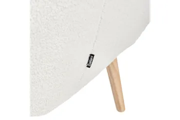 Fåtölj Drammen Vit/ljust trä - Vit/ljust trä - Möbler - Fåtölj & stolar - Fåtölj - Clubfåtölj