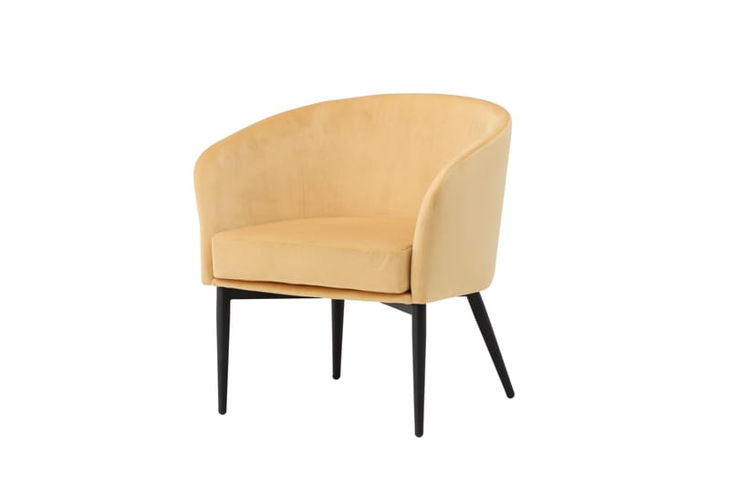 Fåtölj Fluffy - Gul - Möbler - Fåtölj & stolar - Fåtölj - Clubfåtölj