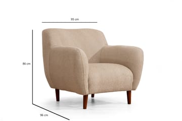 Fåtölj Groningen - Brun - Möbler - Fåtölj & stolar - Fåtölj