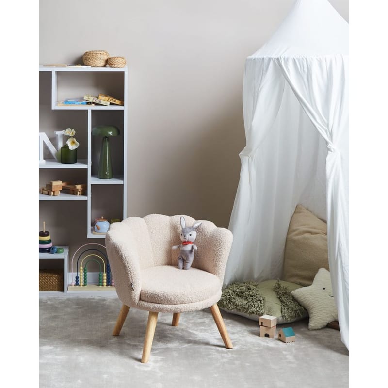 Fåtölj Halby - Beige, ljust trä - Möbler - Fåtölj & stolar - Fåtölj - Howard fåtölj