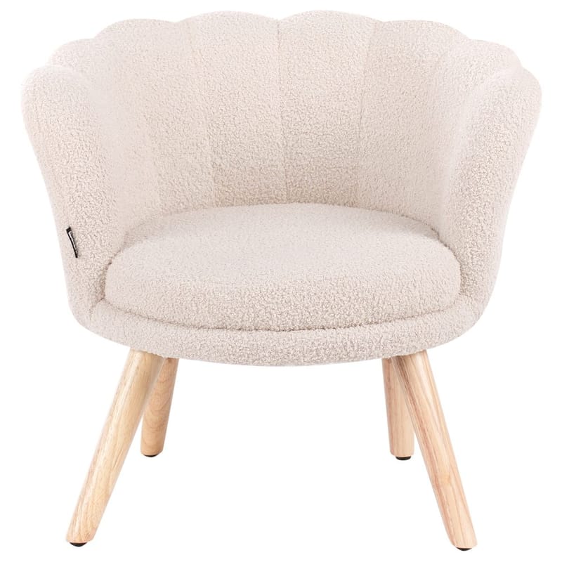 Fåtölj Halby - Beige, ljust trä - Möbler - Fåtölj & stolar - Fåtölj - Howard fåtölj