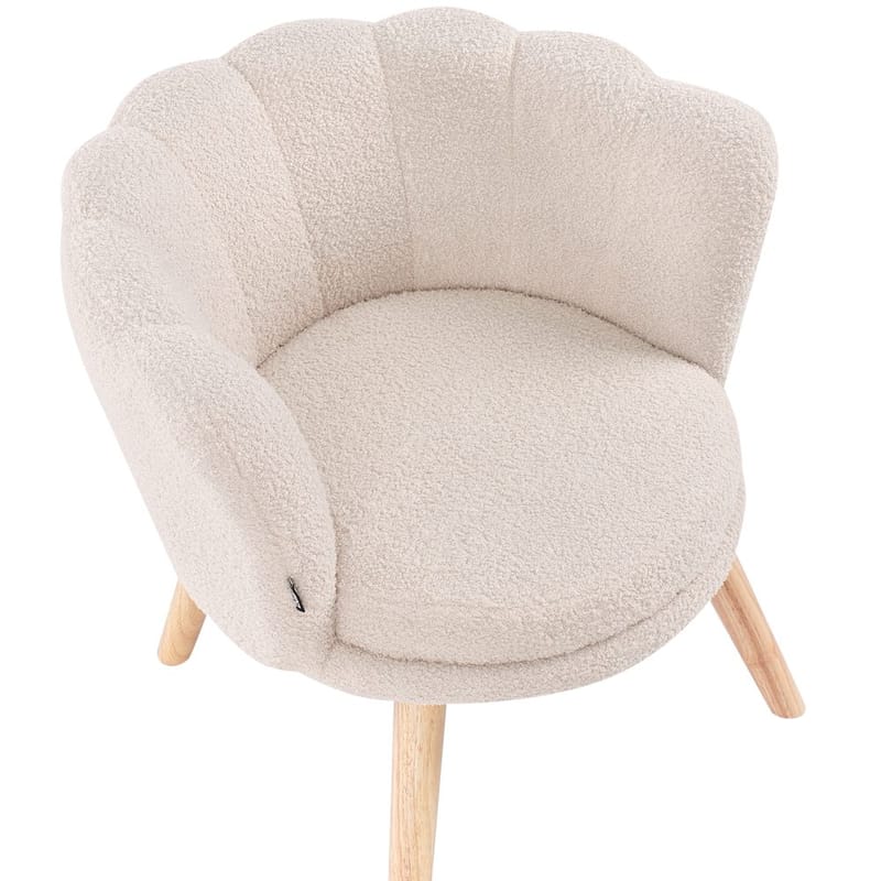 Fåtölj Halby - Beige, ljust trä - Möbler - Fåtölj & stolar - Fåtölj - Howard fåtölj