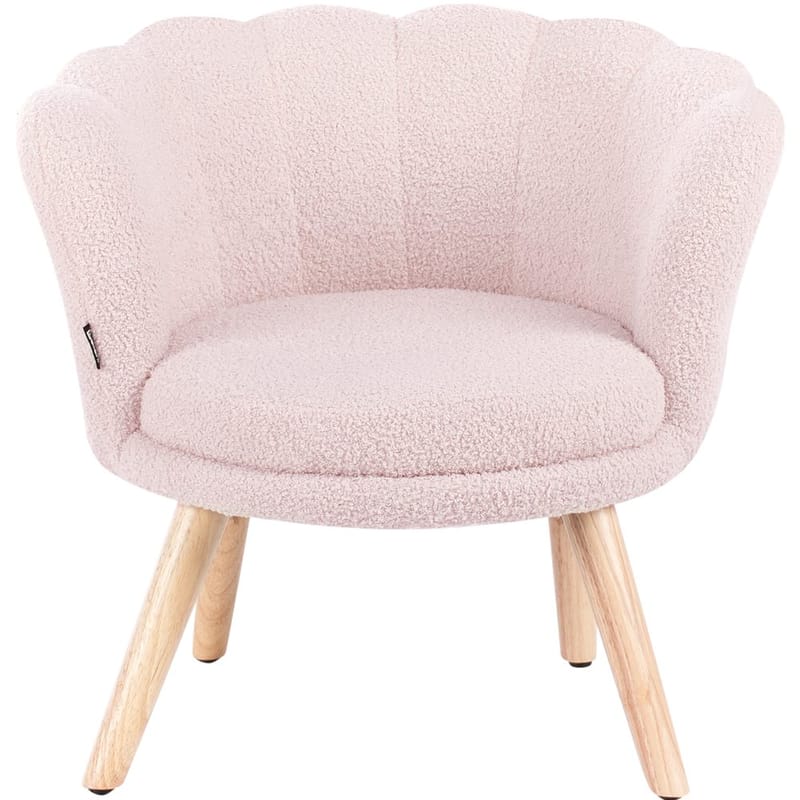 Fåtölj Halby - Rosa, ljust trä - Möbler - Fåtölj & stolar - Fåtölj - Howard fåtölj