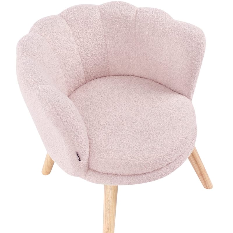 Fåtölj Halby - Rosa, ljust trä - Möbler - Fåtölj & stolar - Fåtölj - Howard fåtölj