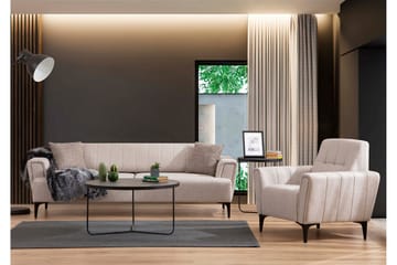 Fåtölj Hamlets - Beige - Möbler - Fåtölj & stolar - Fåtölj