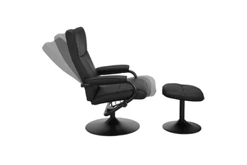 Fåtölj Istad Svart - Svart - Möbler - Fåtölj & stolar - Fåtölj - Biofåtölj & reclinerfåtölj