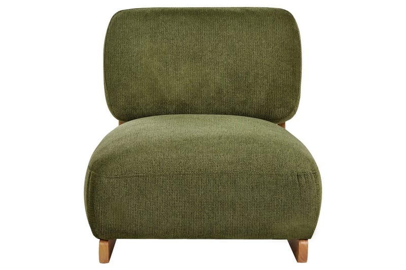 Fåtölj Kokkola - Grönt, ljust trä - Möbler - Fåtölj & stolar - Fåtölj