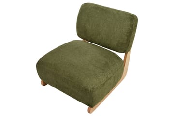 Fåtölj Kokkola - Grönt, ljust trä - Möbler - Fåtölj & stolar - Fåtölj