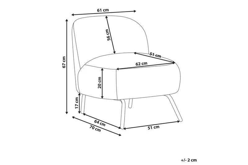 Fåtölj Kumla - Möbler - Fåtölj & stolar - Fåtölj - Fåtölj utan armstöd