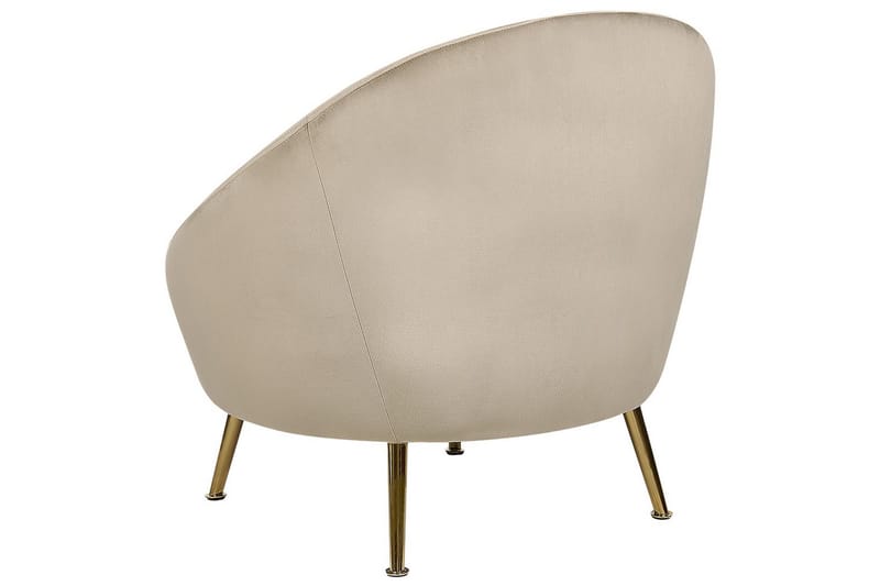 Fåtölj Langa - Beige, guld - Möbler - Fåtölj & stolar - Fåtölj - Howard fåtölj