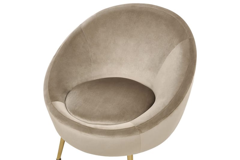 Fåtölj Langa - Beige, guld - Möbler - Fåtölj & stolar - Fåtölj - Howard fåtölj