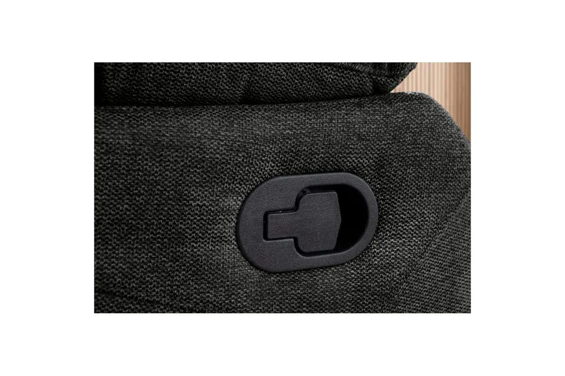 Fåtölj Lannilis Antracit, Tyg/Trä/Metall, Manuell vilstol - Antracit, Tyg/Trä/Metall, Manuell vilstol - Möbler - Fåtölj & stolar - Fåtölj - Biofåtölj & reclinerfåtölj