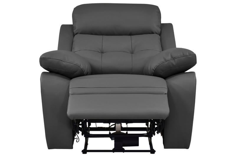 Fåtölj Lannilis Grå, PU/trä/metall, Elektrisk vilstol - Grå, PU/trä/metall, Elektrisk vilstol - Möbler - Fåtölj & stolar - Fåtölj - Biofåtölj & reclinerfåtölj