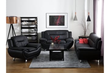 Fåtölj Leira - Svart - Möbler - Fåtölj & stolar - Fåtölj