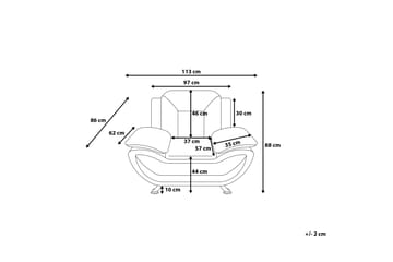 Fåtölj Leira - Svart - Möbler - Fåtölj & stolar - Fåtölj