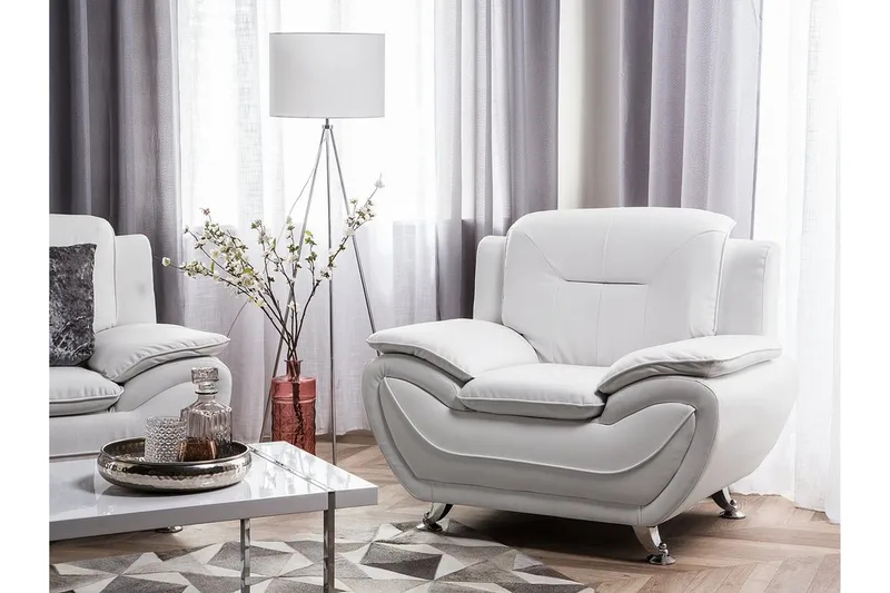 Fåtölj Leira - Vit - Möbler - Fåtölj & stolar - Fåtölj