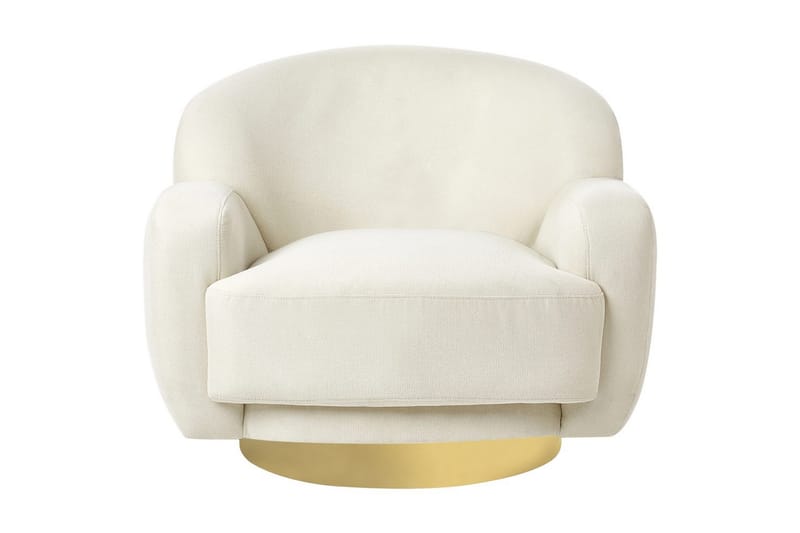 Fåtölj Lejre Beige/guld - Beige/guld - Möbler - Fåtölj & stolar - Fåtölj - Clubfåtölj
