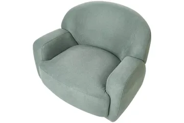 Fåtölj Lejre Grön/guld - Grön/guld - Möbler - Fåtölj & stolar - Fåtölj - Clubfåtölj