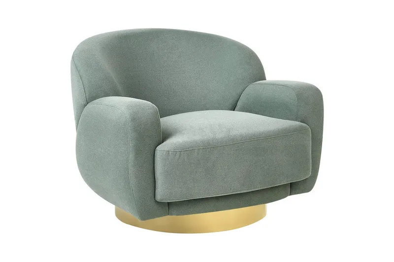 Fåtölj Lejre Grön/guld, Grön/guld