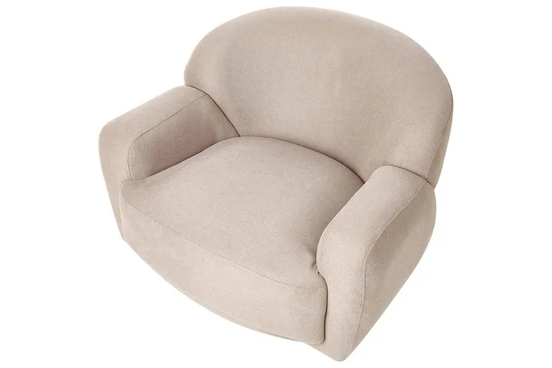 Fåtölj Lejre Taupe/guld - Taupe/guld - Möbler - Fåtölj & stolar - Fåtölj - Clubfåtölj