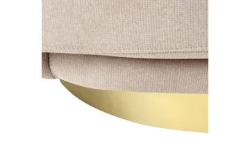 Fåtölj Lejre Taupe/guld - Taupe/guld - Möbler - Fåtölj & stolar - Fåtölj - Clubfåtölj