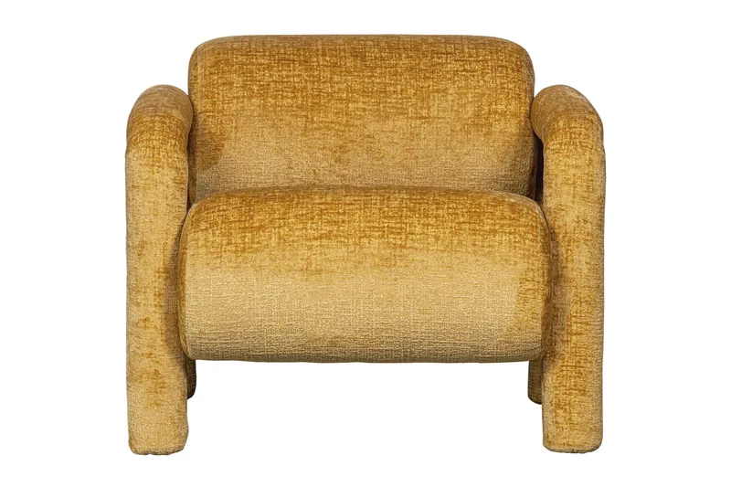 Fåtölj Lenny - Guld/Gul - Möbler - Fåtölj & stolar - Fåtölj