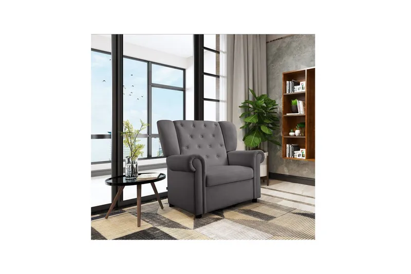 Fåtölj Lillyse Grå - Grå - Möbler - Fåtölj & stolar - Fåtölj