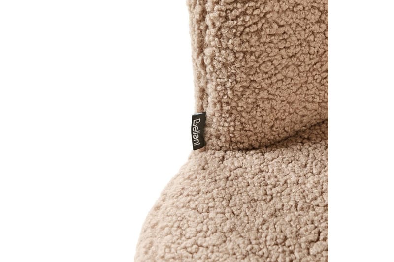 Fåtölj Lovelock - Beige, svart/Bouclé - Möbler - Fåtölj & stolar - Fåtölj - Fåtölj utan armstöd