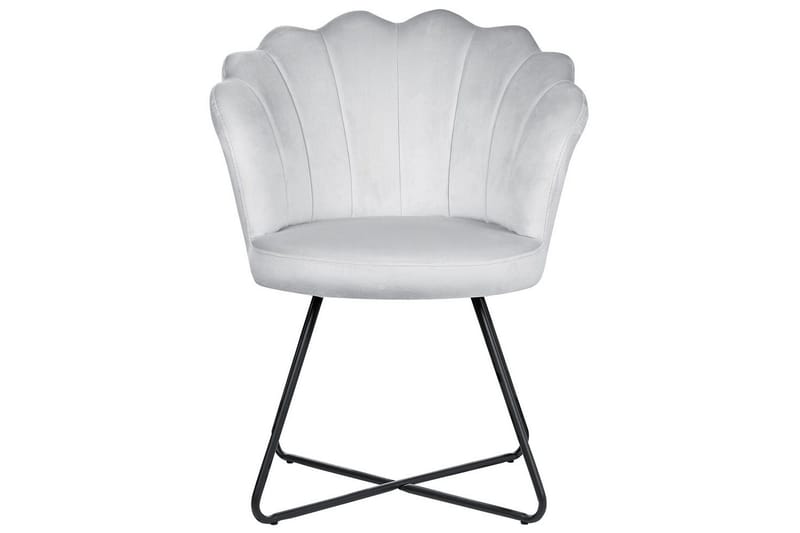 Fåtölj Lovelock - Grå, svart/Sammet - Möbler - Fåtölj & stolar - Fåtölj - Fåtölj utan armstöd