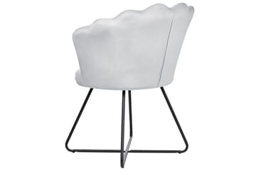 Fåtölj Lovelock - Grå, svart/Sammet - Möbler - Fåtölj & stolar - Fåtölj - Fåtölj utan armstöd