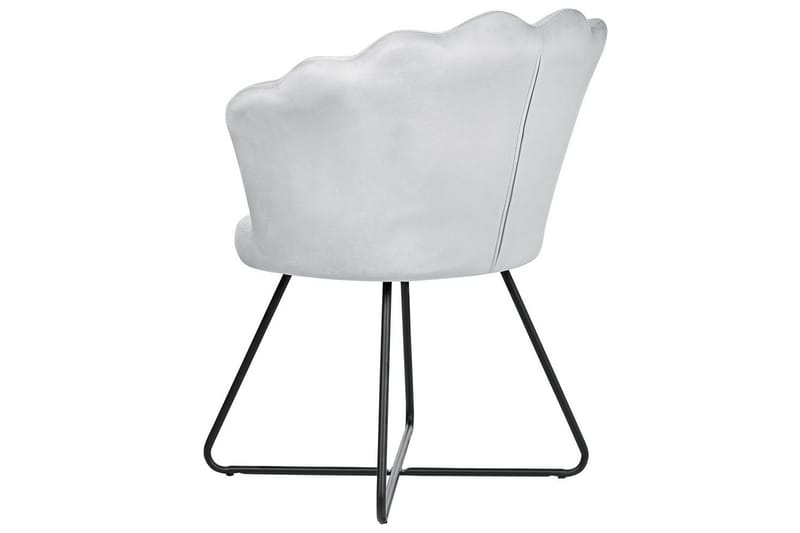 Fåtölj Lovelock - Grå, svart/Sammet - Möbler - Fåtölj & stolar - Fåtölj - Fåtölj utan armstöd